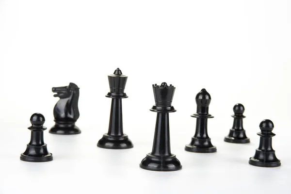 Rei bispo peão rainha tabuleiro de xadrez dourado cor símbolo