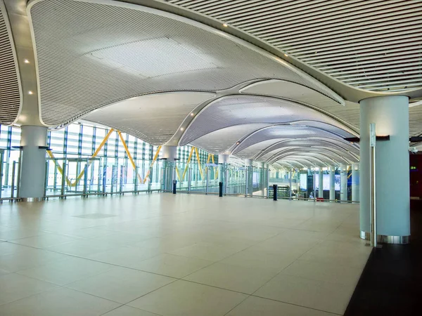 Modern Architecture Hall Ceiling Airport — Stock Photo, Image