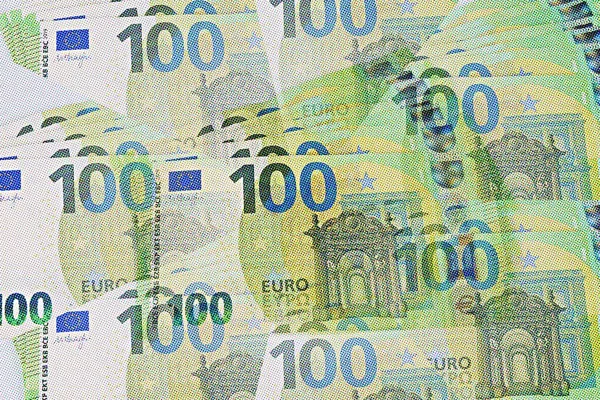 Billet 100 Euros Effet Fond Multiple Concept Réussite — Photo