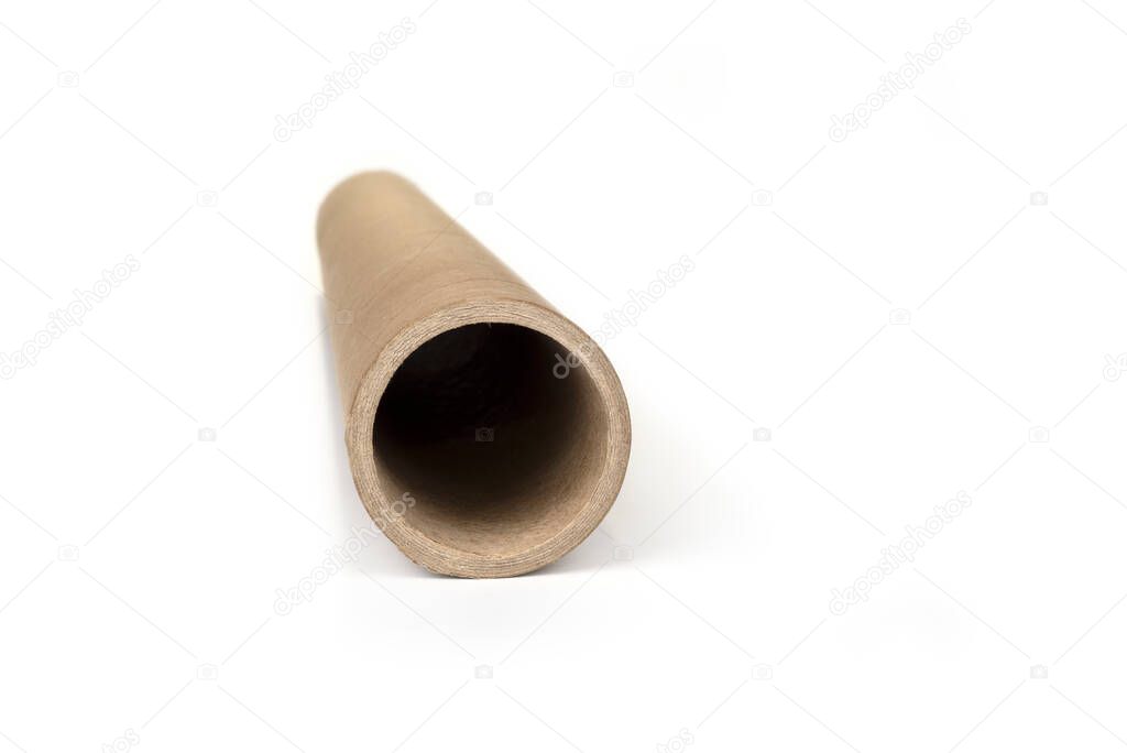 Brown paper roll from stretcher foil or paper