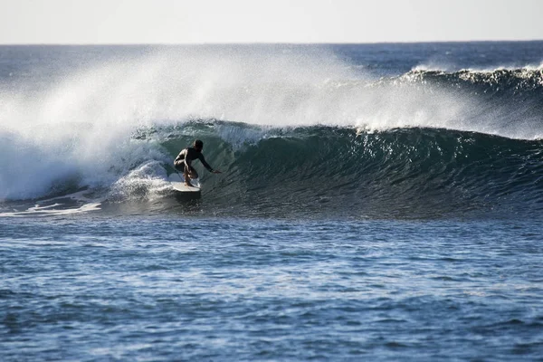 Silhouette Surfer — Stockfoto