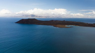 lobos adasının havadan görünümü