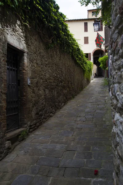 Strada del borgo medievale — Foto Stock