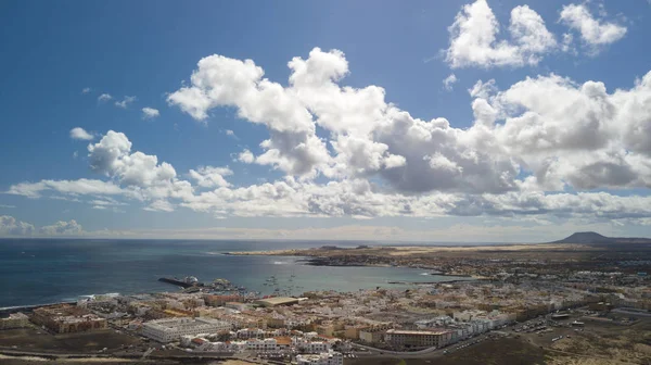 Aerial view of corralejo — Stock Photo, Image