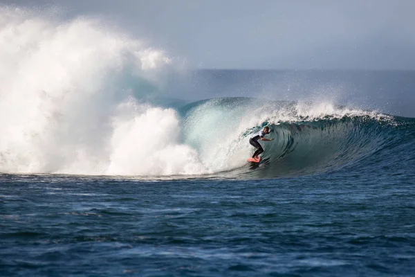 Lanzarote - 2016. január 25.: sportoló a verseny "quemao — Stock Fotó