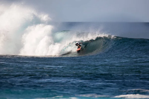 Lanzarote - 25 de janeiro de 2016: atleta na competição "quemao — Fotografia de Stock