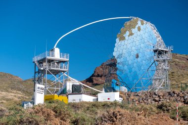 Roque De Los Muchachos, La Palma 'dan Gözlemevi Manzarası
