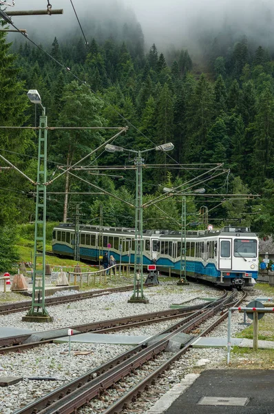Zugspitze, güneyinde Bavyera için tren
