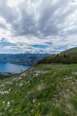 Monte Baldo, Garda Gölü, büyük panorama görünümünü