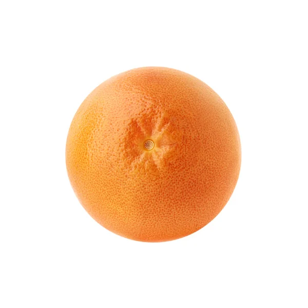 一个新鲜熟透的葡萄柚。美丽的柑橘孤立. — 图库照片