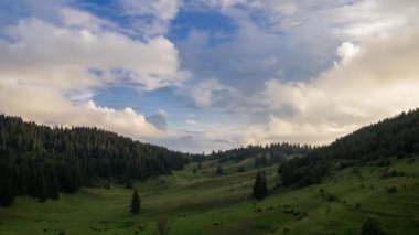 Bulgaristan 'ın Rodop dağı üzerinde zaman aşımı