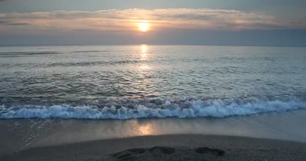 Sonnenaufgang Schwarzen Meer Bulgarien — Stockvideo
