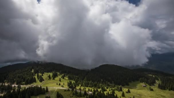 Time Lapse Dessus Montagne Rhodope Bulgarie — Video