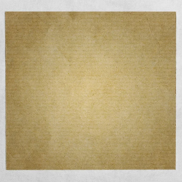 Brązowy karton na białym tle — Zdjęcie stockowe
