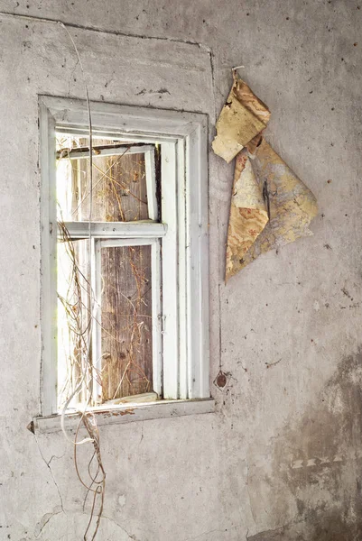 Interior da casa velha abandonada — Fotografia de Stock