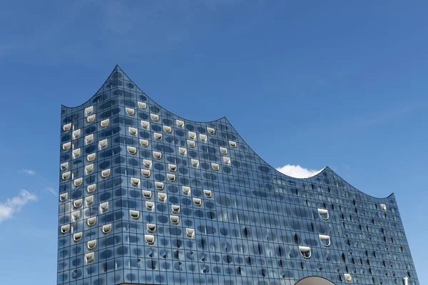 Exterior da Elbphilharmonie, Harbor City, Hamburgo, Alemanha — Fotografia de Stock