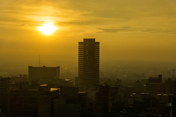 Paysage urbain de Bogota Coucher de soleil — Photo