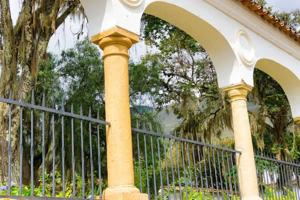 Arcos em Villa de Leyva — Fotografia de Stock