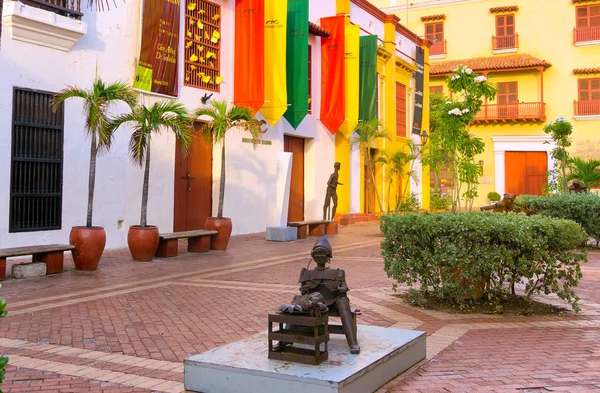 Vista Coloful de Cartagena — Foto de Stock