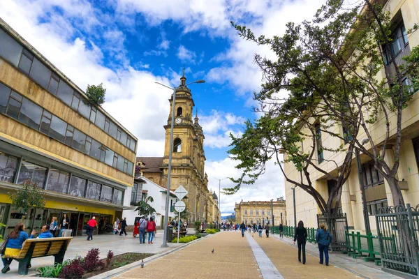 Blick auf die Kathedrale von Bogota — Stockfoto