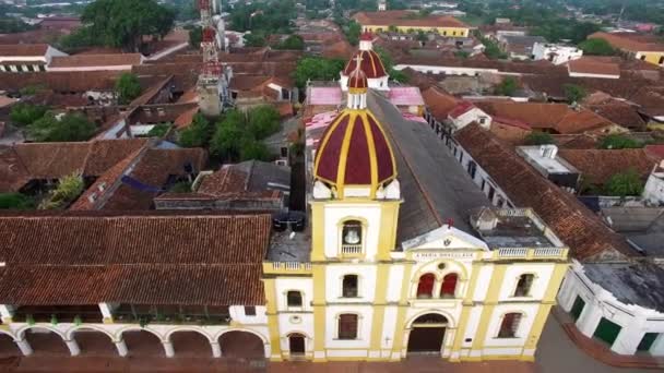 Mompox, Colombia Aerial View — Stock Video