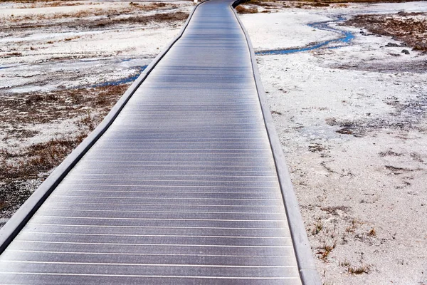 Upper Geyser Basin Boardwalk — Stock fotografie