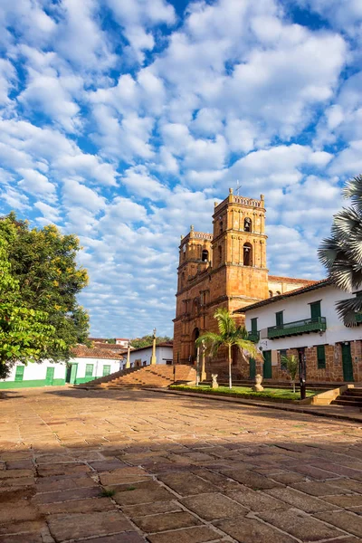 Catedral de Barichara Vista vertical — Foto de Stock