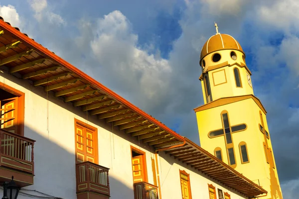 Kilise: Salento, Kolombiya — Stok fotoğraf