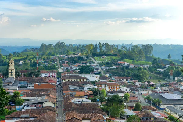 城市景观的 Salento，哥伦比亚 — 图库照片
