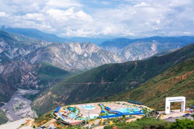 Water Park and Chicamocha Canyon clipart