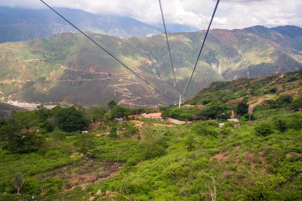 Vista del tranvía aéreo —  Fotos de Stock