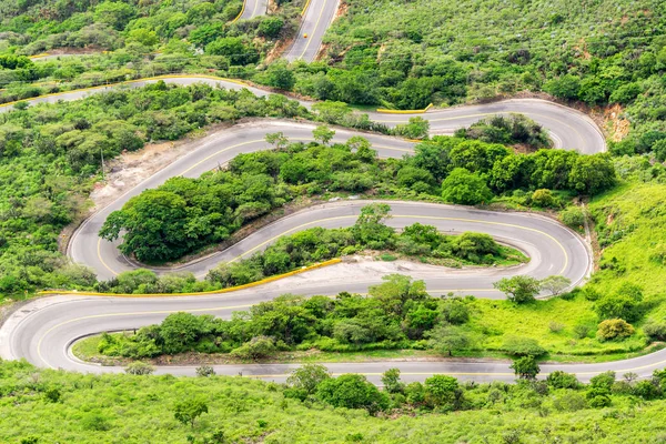 Switchback Road View — Stock Photo, Image