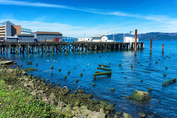 Waterfront Astoria (Oregon) — Stockfoto