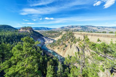 Yellowstone River Landscape clipart