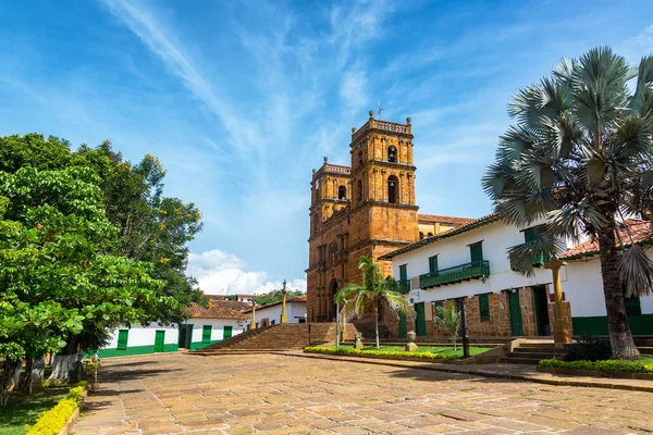 Cathedral in Barichara — Stock Photo, Image