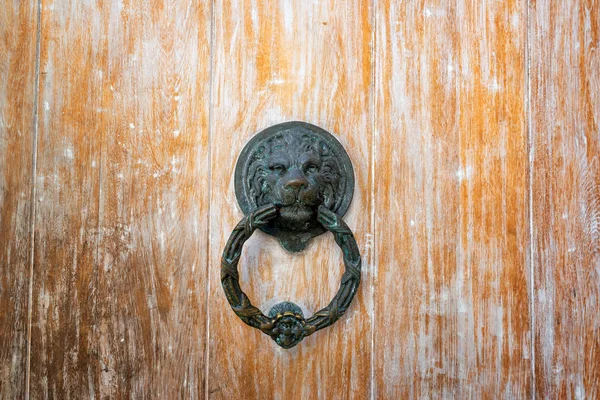 Lion Head Door Knocker — Stock Photo, Image