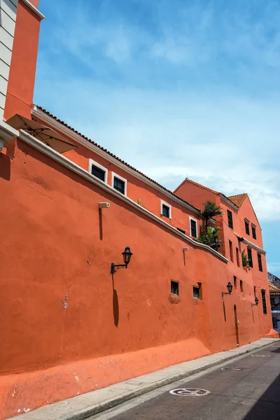 Arquitectura Colonial Roja en Colombia —  Fotos de Stock