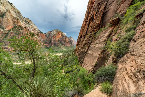 Gyönyörű Zion Canyon View — Stock Fotó