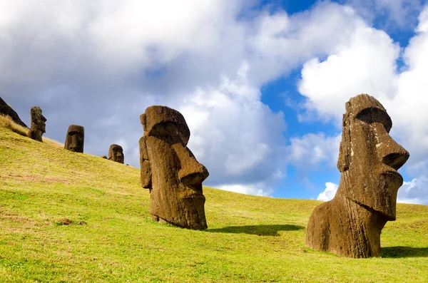 Île de Pâques moai — Photo