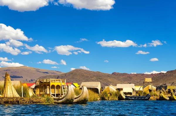 View of Uros Floating Islands