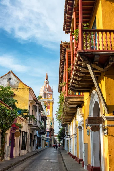 Cartagena, Colombia y Catedral — Foto de Stock