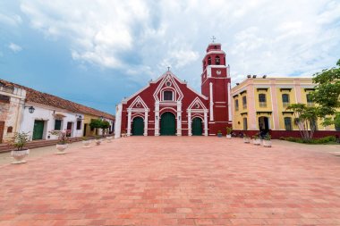 San Francisco Church in Mompox, Colombia clipart