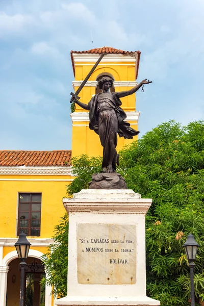 Estatua en Mompox Primer plano —  Fotos de Stock