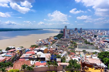 Guayaquil and Guayas River clipart