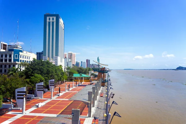 Guayaquil Malecon widok — Zdjęcie stockowe