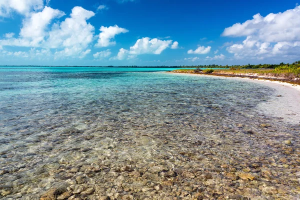 Acque poco profonde nel Mar dei Caraibi — Foto Stock