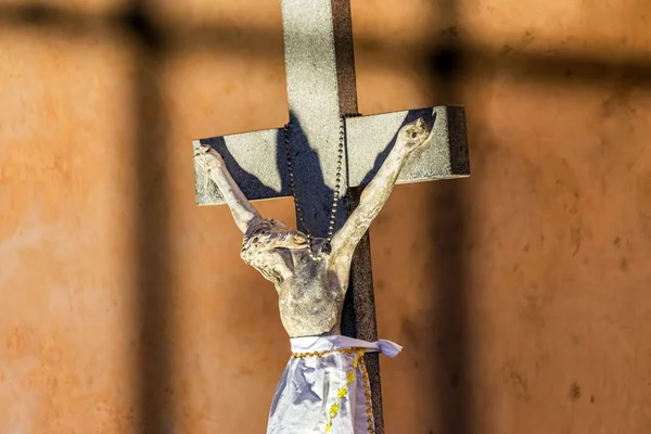 Jesus staty närbild — Stockfoto