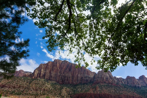 Vista do Parque Nacional de Zion — Fotografia de Stock