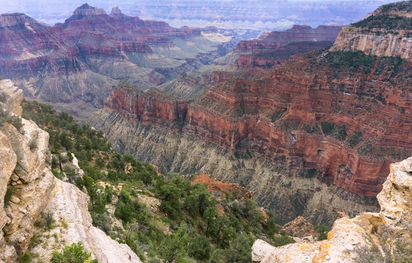 丰富多彩的大峡谷景观 — 图库照片