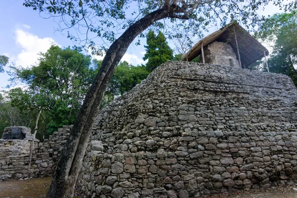 Antiguo templo maya — Foto de Stock